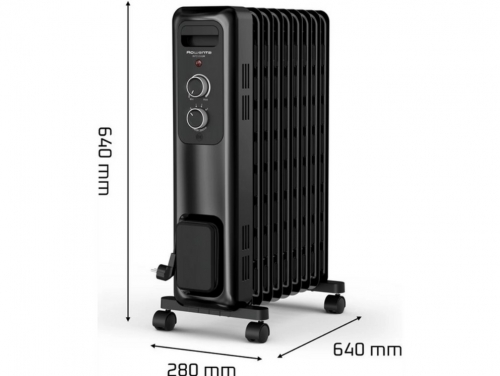 Radiador a óleo Rowenta BU2420EO 2000 W, 8 elementos