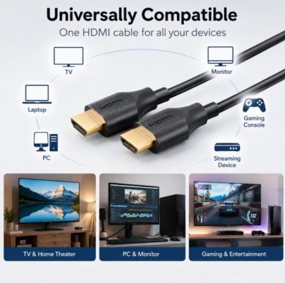 Cabo HDMI Ewent Ultra96 2.2 16K 60Hz 96Gbps 0,5m - EC1375