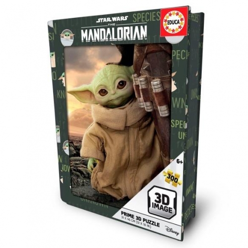 EDUCA - Puzzle 300 The Mandalorian 3D Lenticular Book Tin 20823