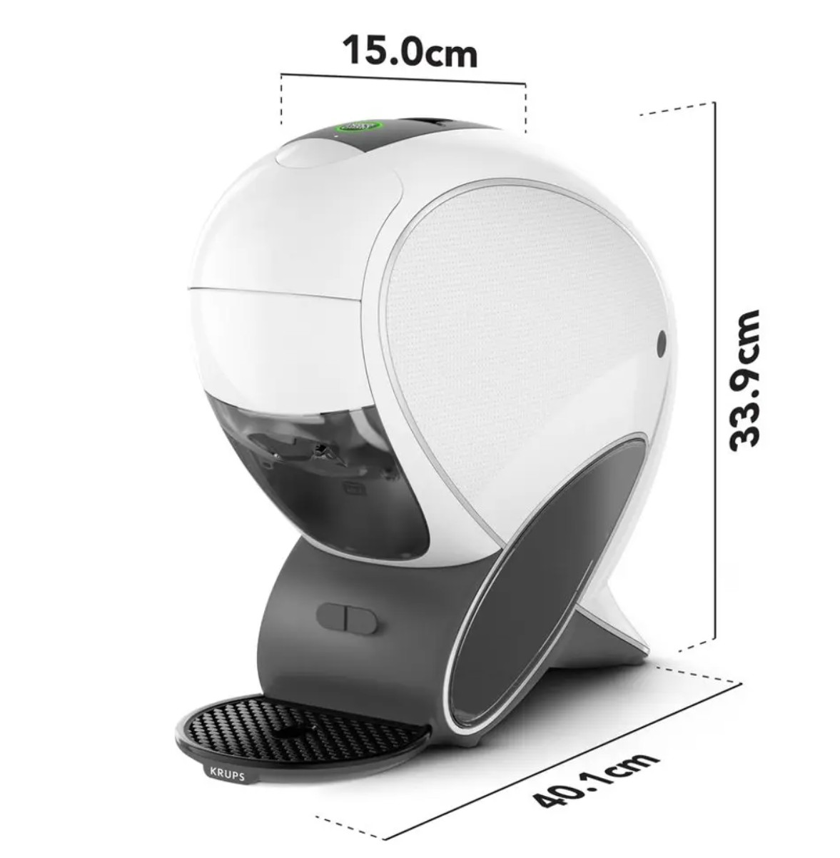 Máquina de café Krups NEO, 15 bar, 1600 W, depósito 1 L, SmartBre, branca – KP8501P2