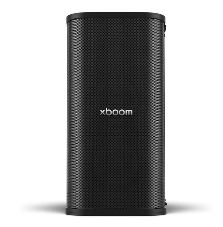 Coluna portátil LG XBOOM Stage501, 220 W, Bluetooth 6.1, 2.2 canais, USB-A, USB-C, AUX 3,5 mm, 2x Mic/Guitar 6,3 mm, bateria 99,1 Wh – STAGE501