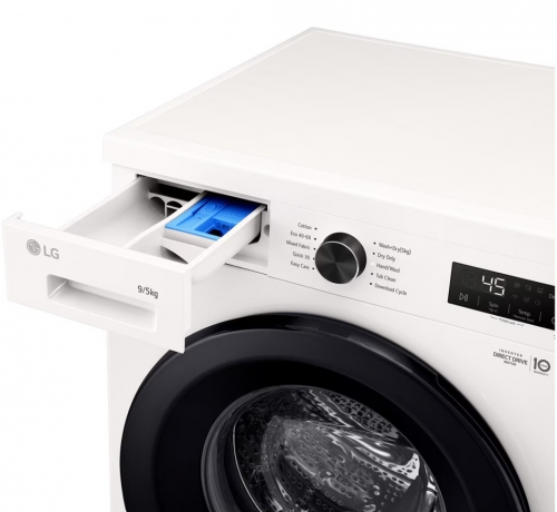 Máquina de Lavar e Secar LG W4X1095NWK - 9/5 kg 1400 rpm