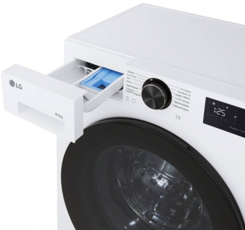Máquina de Lavar e Secar Roupa LG W2X5085TLB – 8/5 kg – Slim – AI DD – Steam