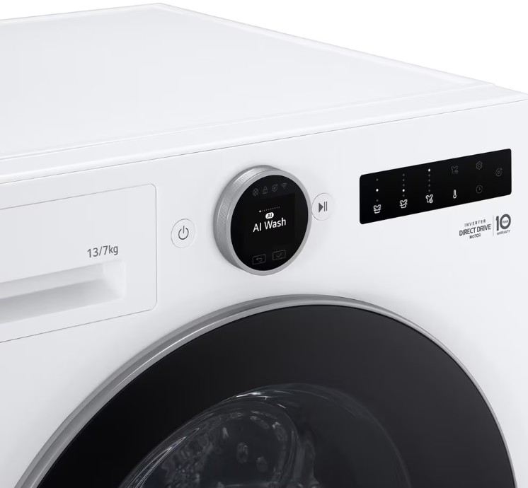 Máquina de Lavar e Secar Roupa LG W4X7537TLS – 13 kg / 7 kg, 1400 rpm