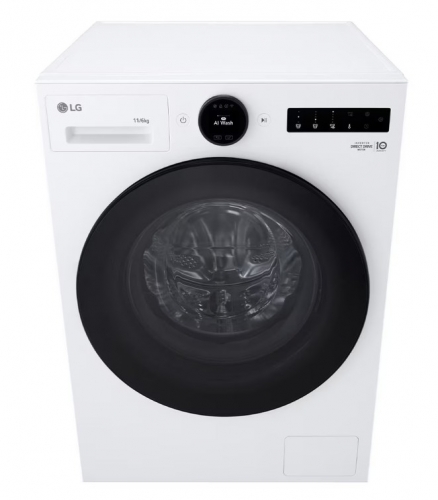 Máquina de Lavar e Secar Roupa LG W4X7016TLB – 11/6 kg – AI DD – TurboWash360 – Steam