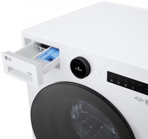 Máquina de Lavar e Secar Roupa LG W4X7016TLB – 11/6 kg – AI DD – TurboWash360 – Steam