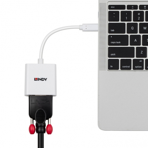 Conversor USB-C para VGA Full HD 1920×1200 – Lindy 43437