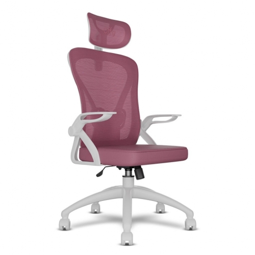 Cadeira Ergonómica OFFY Prisma White/Pink – OFFYPRISMAWTPK