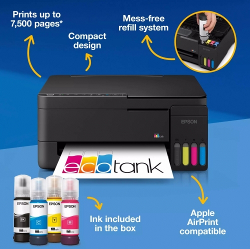 Impressora multifunções Epson EcoTank ET-2911 Wi-Fi - C11CL62405