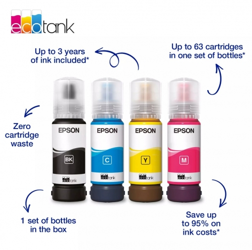 Impressora multifunções Epson EcoTank ET-2911 Wi-Fi - C11CL62405
