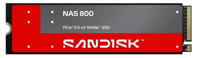 Disco SSD SanDisk NAS 800 1,92 TB M.2 2280 NVMe PCIe 5.0 x4 – SDSNP2192TAN-000E0