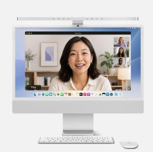Barra de Luz Benq - para Monitor iMac - Silver - 9H.W4WWT.WS1