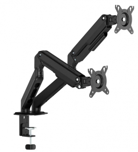 Suporte de Secretária Ewent EW1491 para 2 Monitores 17"-32" com Braços de Mola Mecânica, VESA 100x100 e até 9 kg