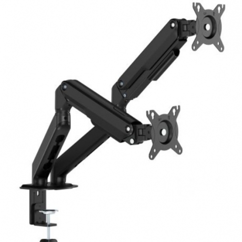 Suporte Duplo para Monitores EWENT EW1493 – Mola a Gás, 17–32", VESA 100×100