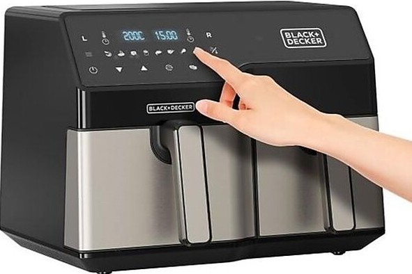 FRITADEIRA BLACK & DECKER BXAF9000E - 9LT 2500W AIR FRYER DECKERDUAL