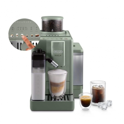 Máquina de Café Automática De'Longhi Rivelia Start Verde - EXAM420.55.GR