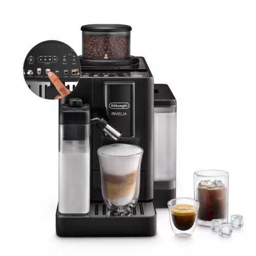 Máquina de Café Automática De'Longhi Rivelia Start Preta - EXAM420.55.BXL
