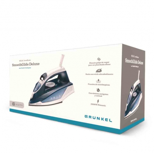 Ferro a Vapor Grunkel PL-22NS – 2200 W, Depósito de 280 ml, Base Antiaderente