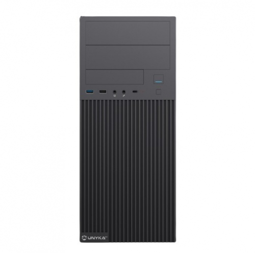 Caixa ATX UNYKAch AERO C360 – USB-C, Fonte 500W, Preto – UK52360