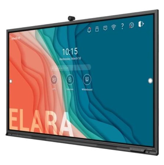 Monitor Interativo NEWLINE ELARA ELITE 86" TT-8626Q - 4K Android 16 EDLA com Câmara