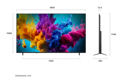 Smart TV LG 85QNED8MB6A - QNED evo Mini LED 85" 4K AI webOS 26