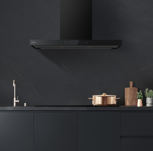 Exaustor Chaminé de Parede HISENSE CH9T6226B - 90 cm Preto A+