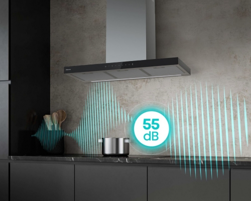 Exaustor Chaminé de Parede HISENSE CH9T6226XGB - 90 cm Inox A+
