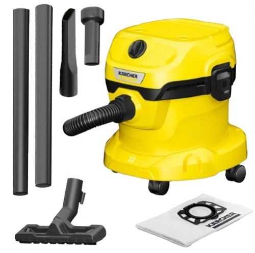 Aspirador de Sólidos e Líquidos KÄRCHER WD 2 Plus V-12/4/18 – 1000W, 12L
