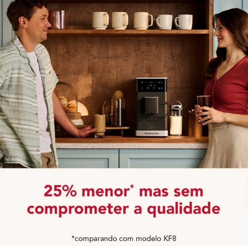 Máquina de Café Expresso Automática KitchenAid KF4 1450W – 5KES8454EBM