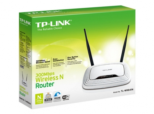 Router TP-Link TL-WR841N EU - Wi-Fi N 300 Mbps, 4 Portas LAN + 1 WAN