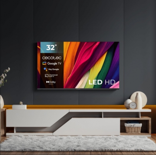 Smart TV Cecotec A3 Series ALH40032 - LED 32" HD com Google TV