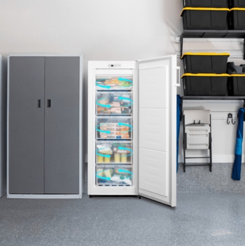 Arca Vertical CECOTEC Bolero CoolMarket UF 155 White E 155 L No Frost