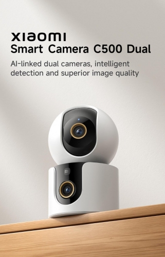 Câmara de Segurança Xiaomi Smart Camera C500 Dual - Wi-Fi 2K Dual Branca - BHR8755EU
