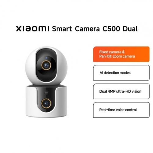 Câmara de Segurança Xiaomi Smart Camera C500 Dual - Wi-Fi 2K Dual Branca - BHR8755EU