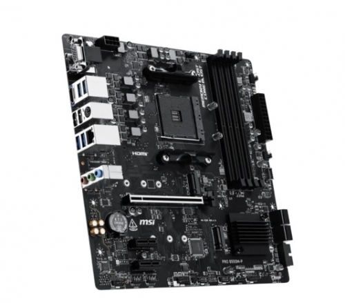 Motherboard MSI PRO B550M-P - Micro-ATX AMD B550 AM4, DDR4, PCIe 4.0, 2x M.2