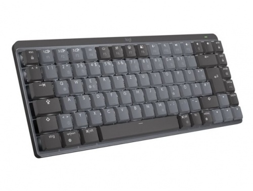 Teclado Logitech MX Mechanical Mini Sem Fios Bluetooth AZERTY Francês – Tátil Silencioso, Grafite – 920-010774