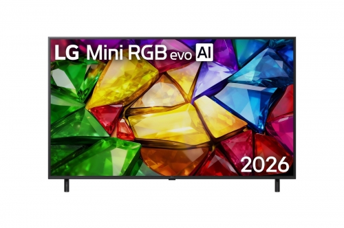 Smart TV LG Mini RGB evo AI MRGB88 55″ 4K 120Hz, VRR 144Hz, Dolby Vision, α8 AI 4K Gen3, webOS 26 - 55MRGB88B6B.AEU