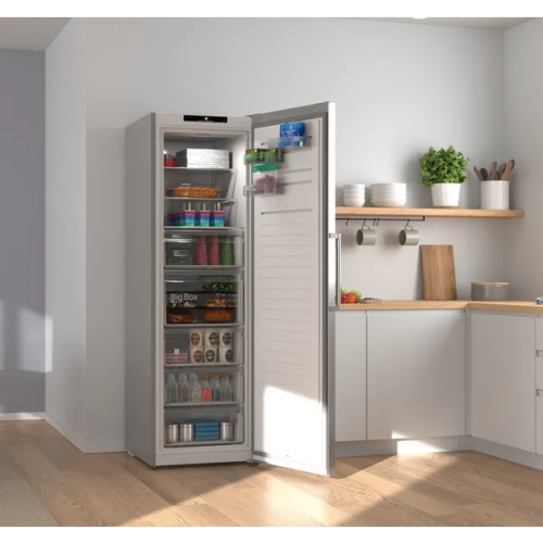 Arca Congelador Vertical Bosch Serie 4 GSN36VIDG No Frost 334 L – Inox Antidedadas, Classe D
