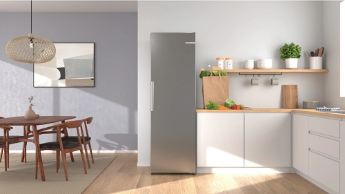 Arca Congelador Vertical Bosch Serie 4 GSN36VIDG No Frost 334 L – Inox Antidedadas, Classe D
