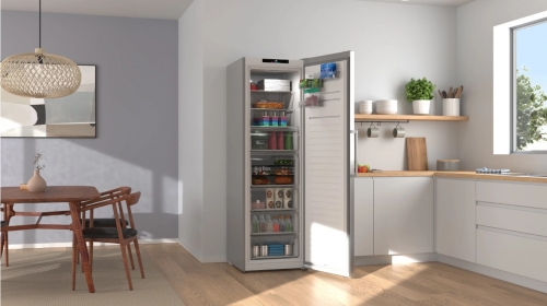 Arca Congelador Vertical Bosch Serie 4 GSN36VIDG No Frost 334 L – Inox Antidedadas, Classe D