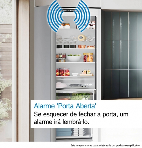 Arca Congelador Vertical Bosch Serie 4 GSN36VIDG No Frost 334 L – Inox Antidedadas, Classe D