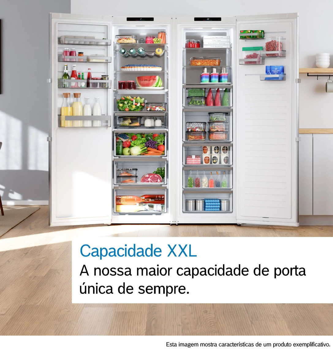Frigorífico Bosch Serie 4 KSN36VIDG 402 L No Frost – Inox Antidedadas, Classe D