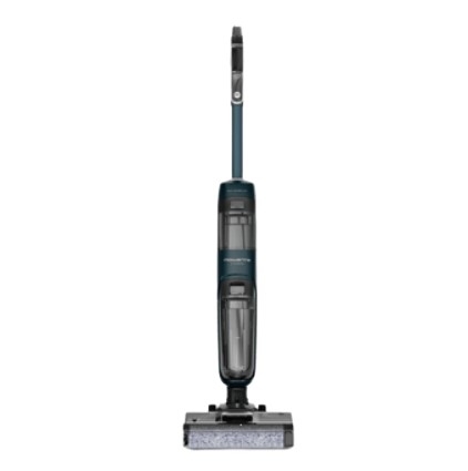 Aspirador Lava e Aspira Rowenta X-Clean 2 GZ2251E0 – Wet & Dry 2 em 1, Sem Fios, 35 min, Modos ECO/MAX, Autolimpeza – Preto/Azul