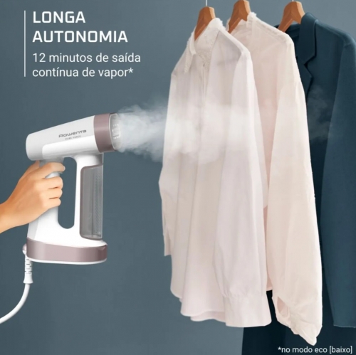 Escova de Engomar a Vapor ROWENTA Pure Force DR8722F0 1800W 35g/min 2 em 1 com Modo Boost e Depósito de 180ml