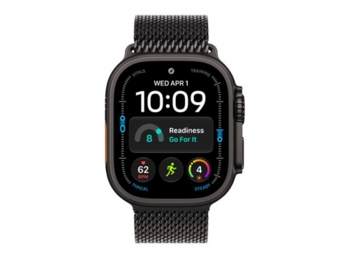 Apple Watch Ultra 4 GPS + Cellular 49 mm – Titânio Preto, Círculo Milanês L, 64 GB – MJAX4QL/A