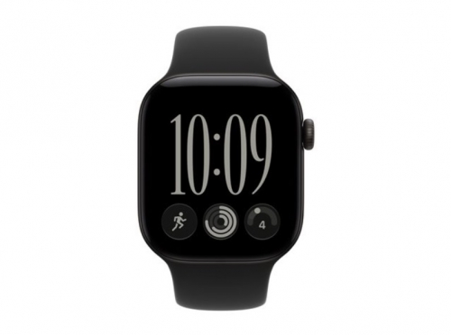 Apple Watch Series 12 GPS + Cellular 42 mm – Alumínio Preto, Pulseira Desportiva Preta M/L, 64 GB – MJG04QL/A