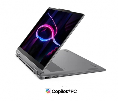 Portátil Lenovo Yoga 7 2-in-1 Aura Edition 14" OLED 2.8K, Core Ultra 7 355, 32 GB, 2 TB SSD, Windows 11 + Pen – Luna Grey – 83TC00AJPG