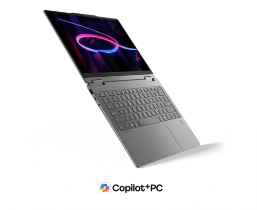 Portátil Lenovo Yoga 7 2-in-1 Aura Edition 14" OLED 2.8K, Core Ultra 7 355, 32 GB, 2 TB SSD, Windows 11 + Pen – Luna Grey – 83TC00AJPG