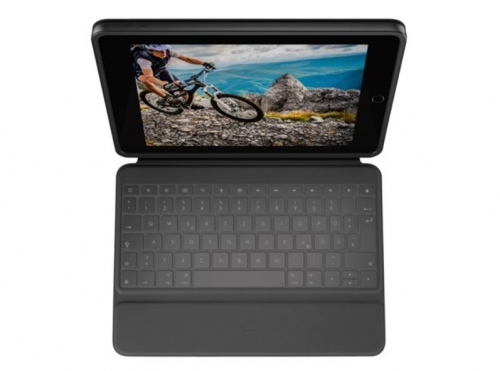 Teclado Logitech Rugged Folio - QWERTZ Suíço para iPad 10,9" e iPad A16 - 920-011202