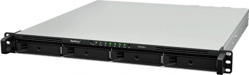 Servidor NAS Synology RackStation RS826RP+ – 4 Baias, AMD Ryzen V1500B, 4GB ECC, 1U, Fonte Redundante